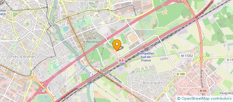 localisation de l'entreprise CECCOTTI PROMOTEUR à MONTPELLIER