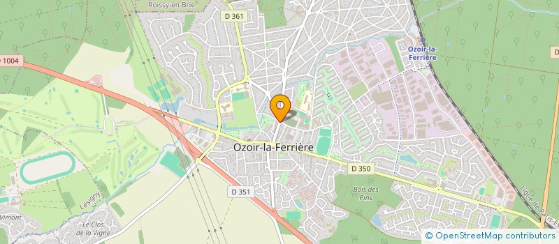 localisation de l'entreprise CECE 1944  OZOIR-LA-FERRIERE