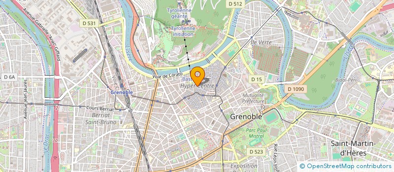 localisation de l'entreprise CECEBE MONTORGE  GRENOBLE