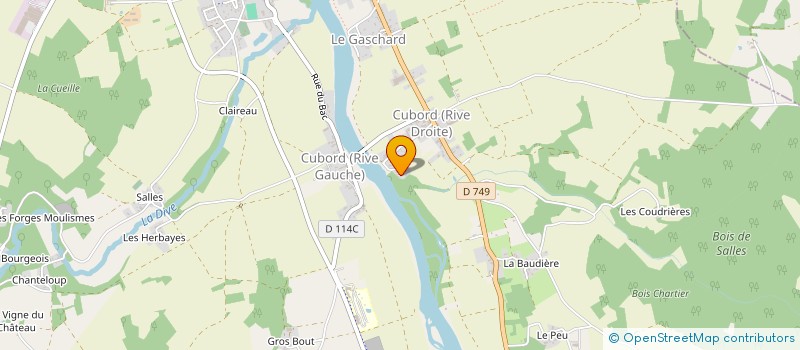 localisation de l'entreprise CECEN  VALDIVIENNE