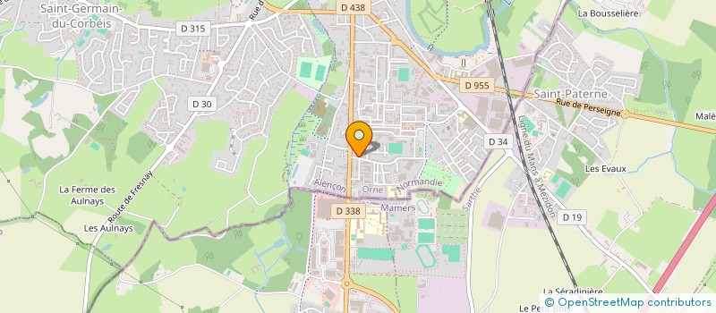 localisation de l'entreprise CECEN CARRELAGE à ALENCON
