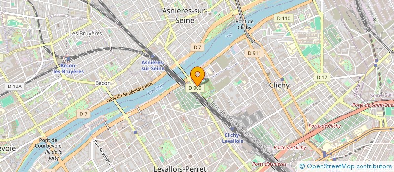 localisation de l'entreprise CECHA à CLICHY