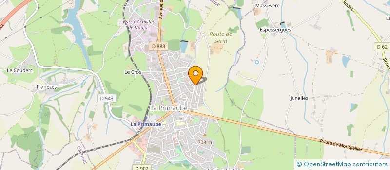 localisation de l'entreprise CECHEL  LUC-LA-PRIMAUBE