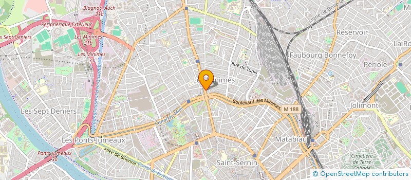 localisation de l'entreprise CECI & CELA à TOULOUSE