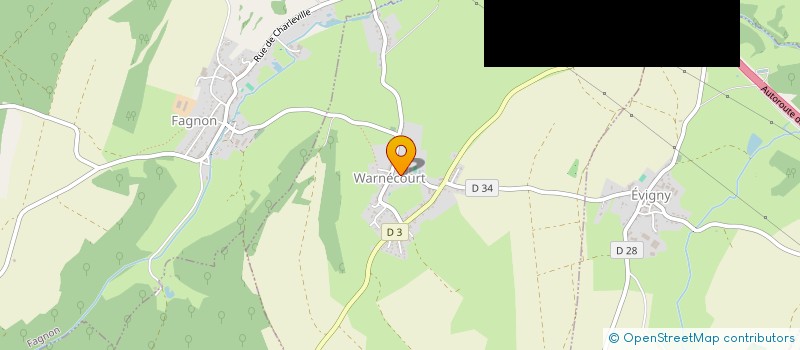 localisation de l'entreprise CECI DIT SARL  WARNECOURT