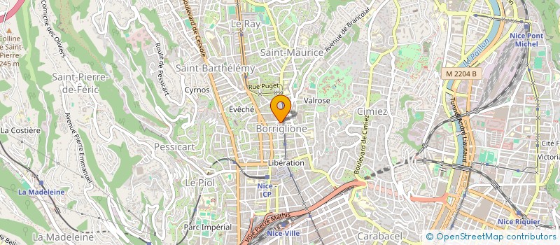 localisation de l'entreprise CECIBO à NICE