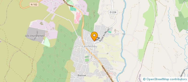 localisation de l'entreprise CECIBO DECORS  LAVILLEDIEU