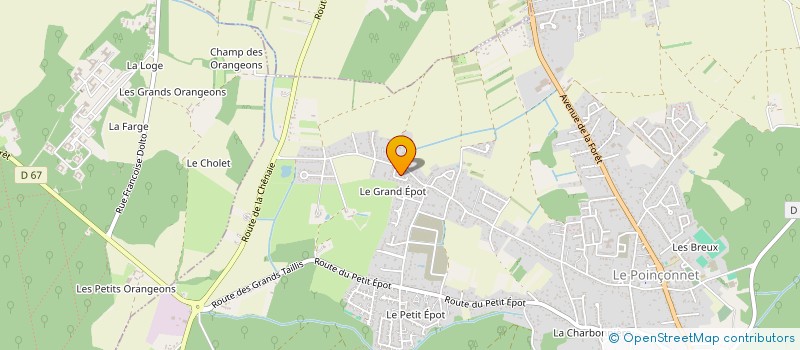 localisation de l'entreprise CECIBON à VELLES