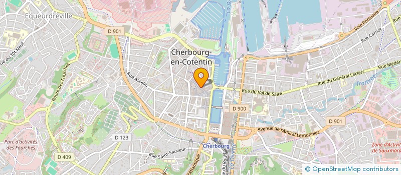 localisation de l'entreprise CECILAUR à CHERBOURG-EN-COTENTIN