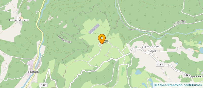 localisation de l'entreprise CECILE  GIRMONT-VAL-D'AJOL