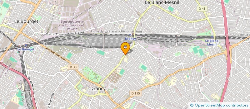 localisation de l'entreprise CECILE à DRANCY