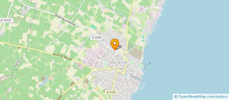 localisation de l'entreprise CECILE à MARSEILLAN