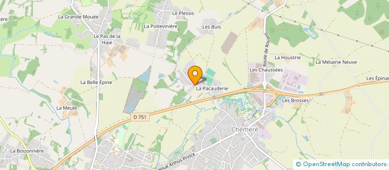 localisation de l'entreprise CECILE ADMIN  CHAUMES-EN-RETZ