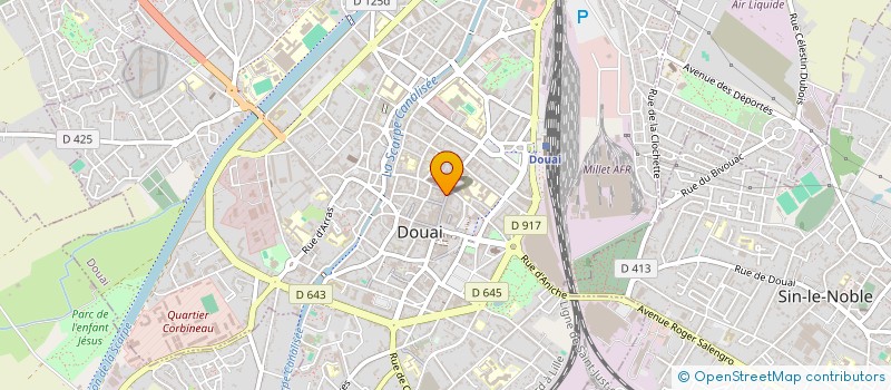 localisation de l'entreprise CECILE BIS à DOUAI