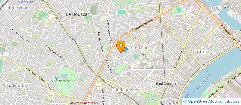 localisation de l'entreprise CECILE CASTEX VINS  BORDEAUX