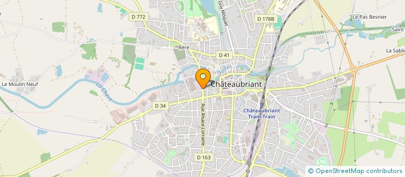 localisation de l'entreprise CECILE CHARNOLE, ROBIN SINGER HUISSIERS DE JUSTICE ASSOCIES, SOCIETE CIVILE PROFESSIONNELLE TITULAIRE D'UN OFFICE... à CHATEAUBRIANT