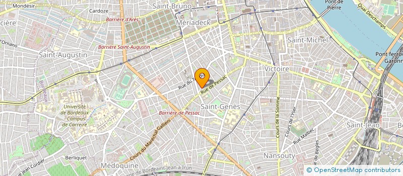 localisation de l'entreprise CECILE CREATION à BORDEAUX