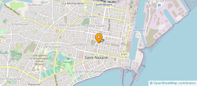 localisation de l'entreprise CECILE & DANIEL CHAUSSEURS à SAINT-NAZAIRE