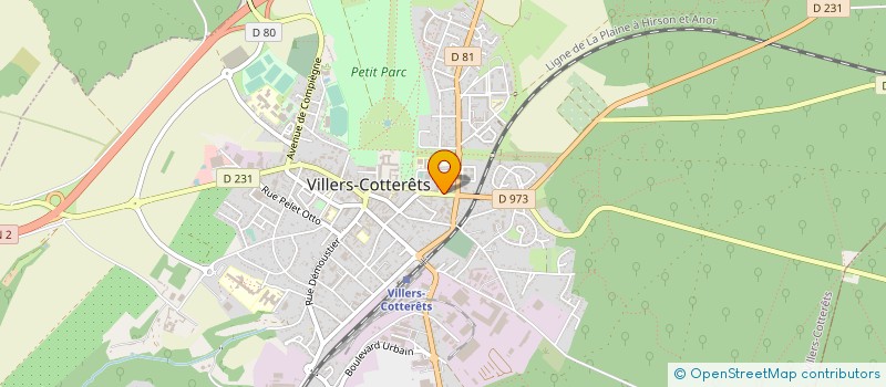 localisation de l'entreprise CECILE DESMAREST ET FREDERIC METGE, NOTAIRES, ASSOCIES D'UNE SOCIETE CIVILE PROFESSIONNELLE TITULAIRE D'UN OFFICE...  VILLERS-COTTERETS