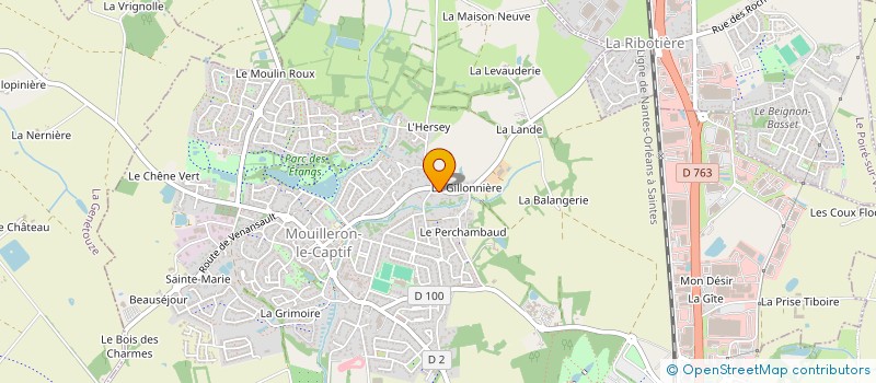 localisation de l'entreprise CECILE DURAND  MOUILLERON-LE-CAPTIF