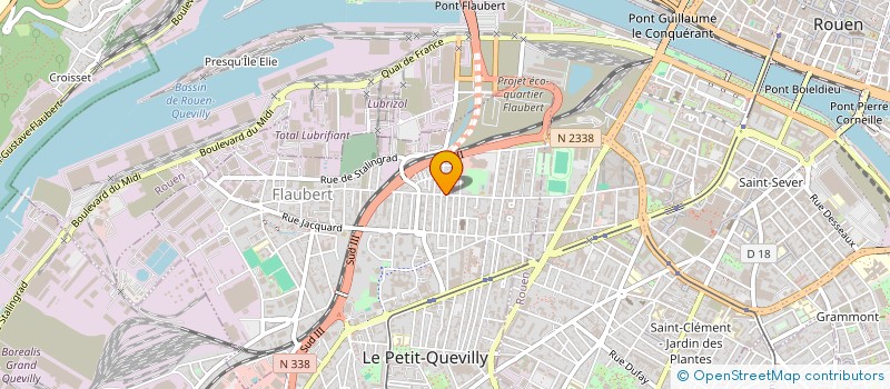 localisation de l'entreprise CECILE ET DIDIER  LE PETIT-QUEVILLY