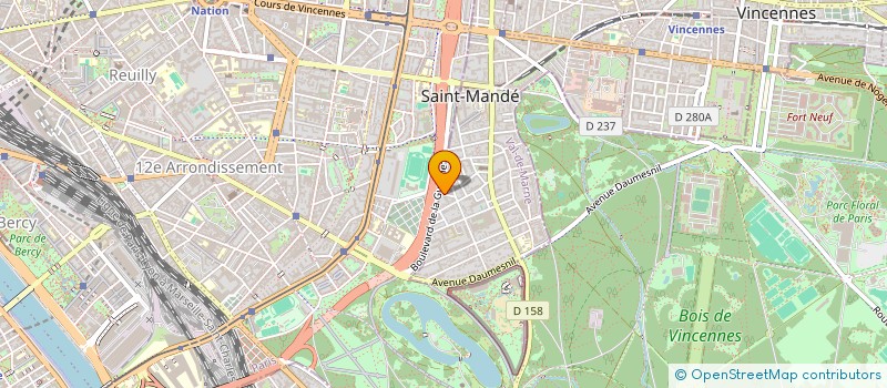 localisation de l'entreprise CECILE GUARDELLI CONSEILS à SAINT-MANDE