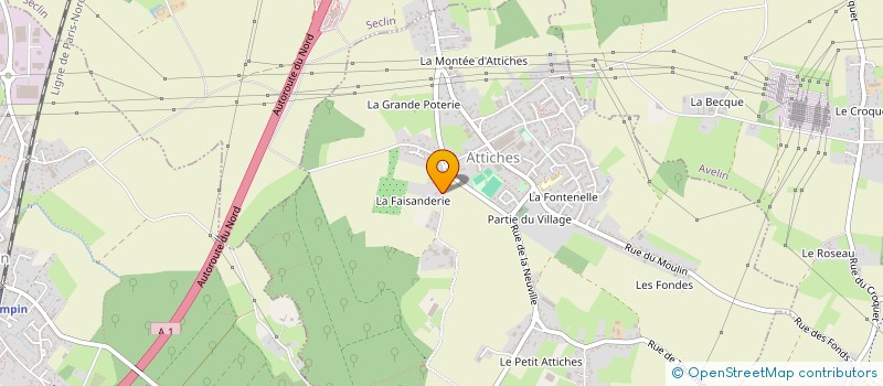 localisation de l'entreprise CECILE HOTTIN IMMOBILIER  ATTICHES