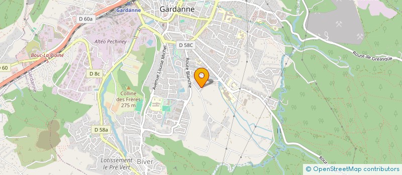 localisation de l'entreprise CECILE MADEMOIZ'ELLE INSTITUT à GARDANNE