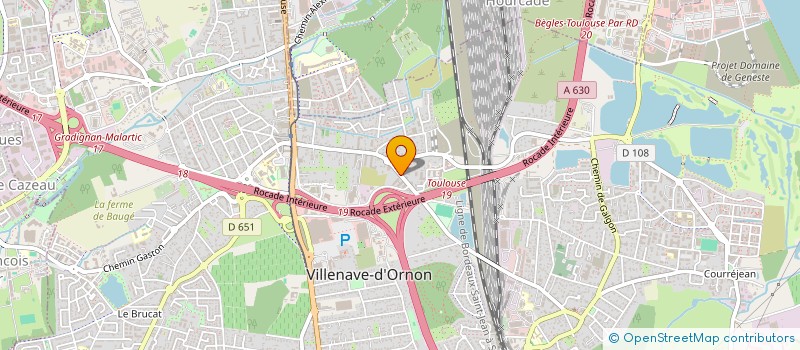 localisation de l'entreprise CECILE MARIELLE  VILLENAVE-D'ORNON