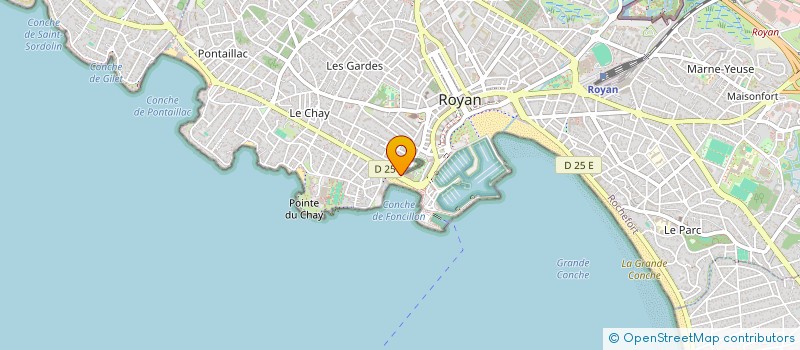 localisation de l'entreprise CECILE MIGNARD ARCHITECTE  ROYAN