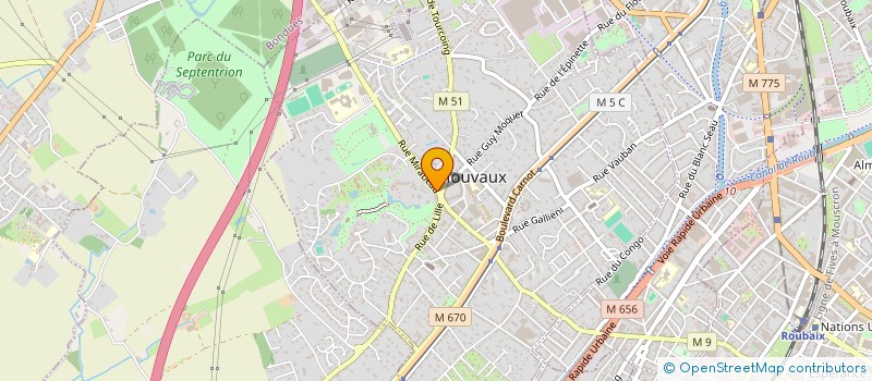 localisation de l'entreprise CECILE T  MOUVAUX