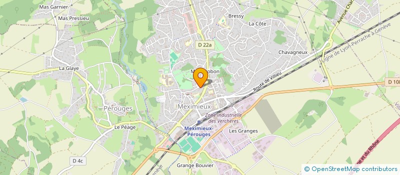 localisation de l'entreprise CECILE TAXI à MEXIMIEUX