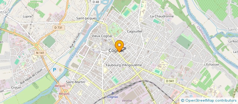 localisation de l'entreprise CECILE VH à COGNAC