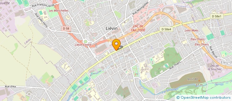 localisation de l'entreprise CECILIA  LIEVIN