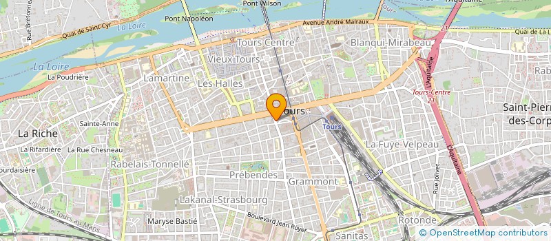 localisation de l'entreprise CECILIE M.  TOURS