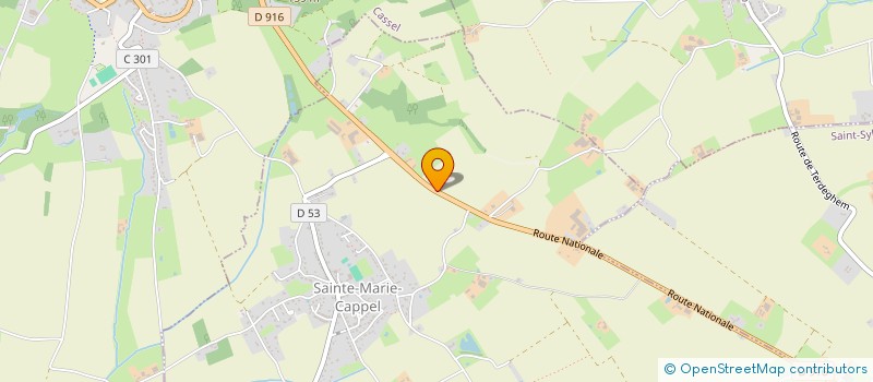 localisation de l'entreprise CECILLIOU  SAINTE-MARIE-CAPPEL