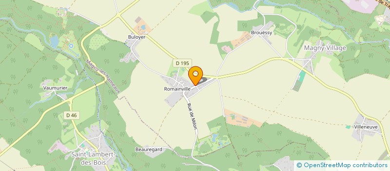 localisation de l'entreprise CECIMAID  MAGNY-LES-HAMEAUX