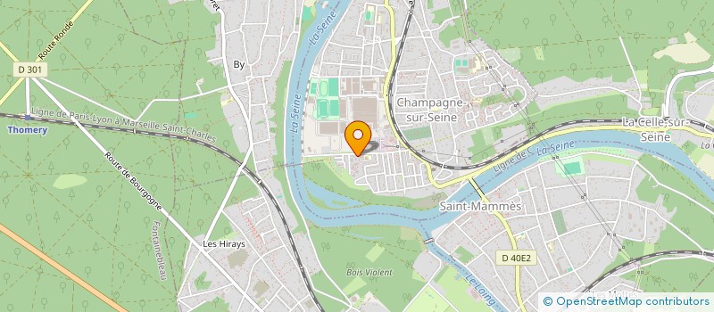 localisation de l'entreprise CECIMM  CHAMPAGNE-SUR-SEINE