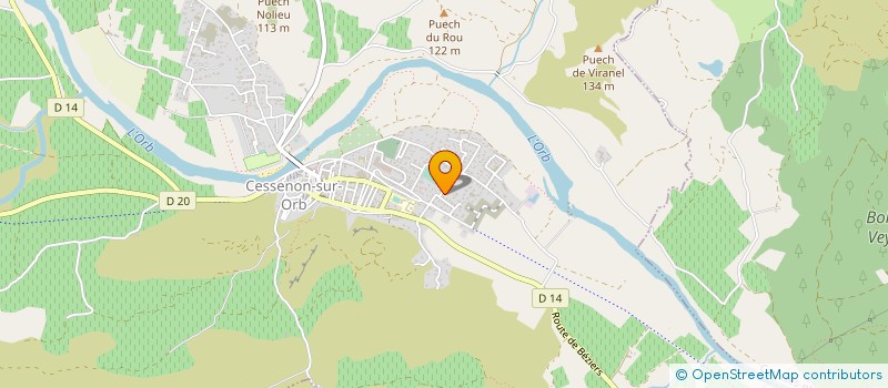localisation de l'entreprise CECINA à CESSENON-SUR-ORB