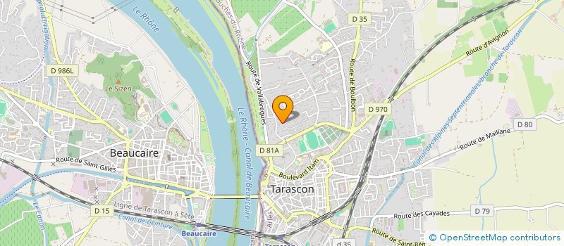 localisation de l'entreprise CECINET TEARASCON ET SA REGION  TARASCON