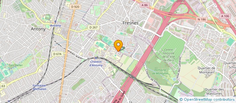 localisation de l'entreprise CECIS à ANTONY