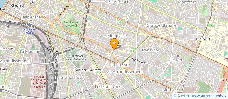 localisation de l'entreprise CECLAD à LYON