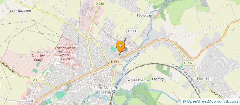 localisation de l'entreprise CECLAMA à SAINT-MAIXENT-L'ECOLE