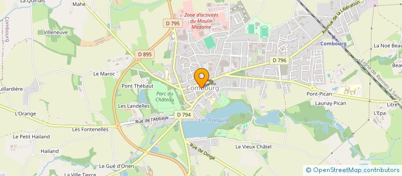 localisation de l'entreprise CECLEMANI  COMBOURG