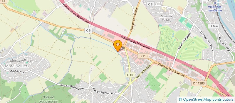 localisation de l'entreprise CECM FINGEST à ORGEVAL