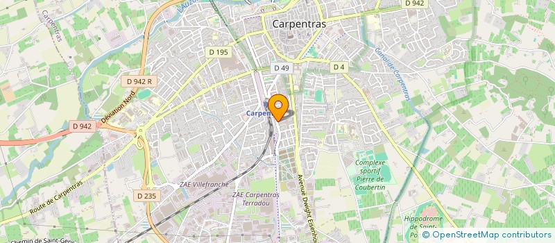 localisation de l'entreprise CECO à CARPENTRAS