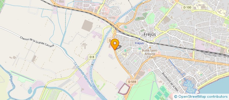 localisation de l'entreprise CECO à FREJUS