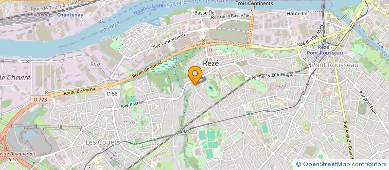 localisation de l'entreprise CECO DEVELOPPEMENT  REZE