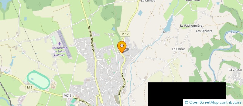 localisation de l'entreprise CECO IMMOBILIER  SAINT-GALMIER