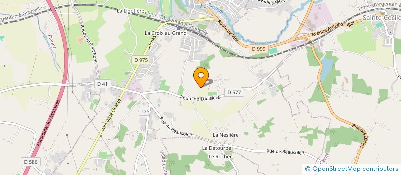 localisation de l'entreprise CECO VILLEDIEU à VILLEDIEU-LES-POELES-ROUFFIGNY